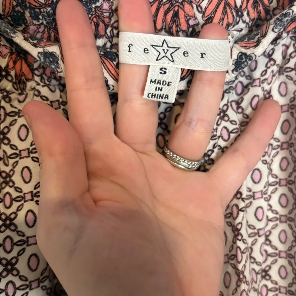 Fever - Small Patterned Wide-Leg Pants